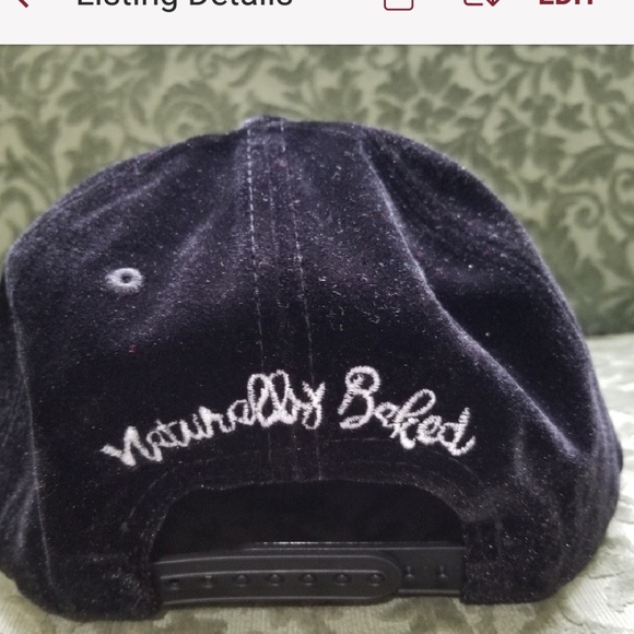 NWT High Five Velvet Adjustable Hat - Picture 2 of 2